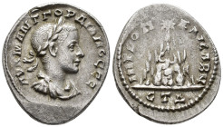 CAPPADOCIA. Caesarea. Gordian III (AD 238–244). Drachm (AR, 19 mm, 3.00 g) AD 241.

ΑΥ Κ Μ ΑΝΤ ΓΟΡΔΙΑΝΟϹ ϹΕ Laureate, draped and cuirassed bust of G...