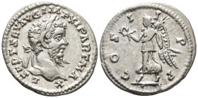 Septimius Severus (AD 193–211). Denarius (AR, 20 mm, 2.94 g) AD 198–202, Laodicaea ad Mare mint. 

L SEPT SEV AVG IMP XI PART MAX Laureate head of S...