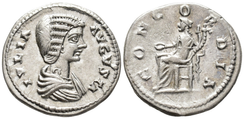 Julia Domna, Augusta (AD 193–217). Denarius (AR, 20 mm, 3.42 g) AD 196–202, Laod...