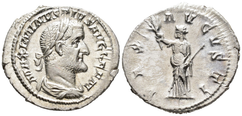 Maximinus I Thrax (AD 235–238). Denarius (AR, 21 mm, 2.73 g) AD 236–238, Rome mi...