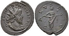 Victorinus (AD 269–271). Antoninianus (AE, 23 mm, 2.92 g) c. mid AD 269–early 270, Cologne mint.

IMP C VICTORINVS P F AVG Radiate and cuirassed bus...