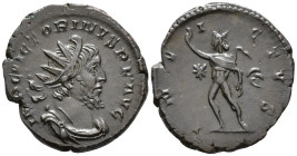 Victorinus (AD 269–271). Antoninianus (AE, 21mm, 3.95 g) c. late AD 269–mid 270, Trier mint.

IMP C VICTORINVS P F AVG Radiate, draped and cuirassed...