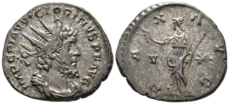 Victorinus (AD 269–271). Antoninianus (AE, 20 mm, 2.82 g) c. mid–late AD 269, Tr...