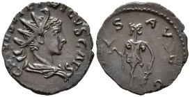 Tetricus II (AD 273–274). Antoninianus (AE, 19 mm, 1.91 g) c. late AD 273, Trier mint.

C PIV ESV TETRICVS CAES Radiate and draped bust of Tetricus ...