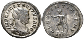 Tacitus (AD 275–276). Antoninianus (AE, 23 mm, 4.17 g) November – December AD 275, Rome mint.

IMP C M CL TACITVS AVG Radiate, cuirassed and draped ...