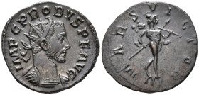 Probus (AD 276–282). Antoninianus (AE, 23 mm, 4.04 g) AD 276–282, Lugdunum mint.

IMP C PROBVS P F AVG Radiate and cuirassed bust of Probus right. /...