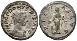 Probus (AD 276–282). Antoninianus (AE, 24 mm, 4.20 g) AD 276–282, Lugdunum mint.

IMP C PROBVS P F AVG Radiate and cuirassed bust of Probus right. /...