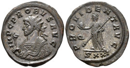 Probus (AD 276–282). Antoninianus (AE, 23 mm, 3.47 g) AD 276–282, Ticinum mint.

IMP C PROBVS AVG Radiate bust of Probus left in consular robes, hol...