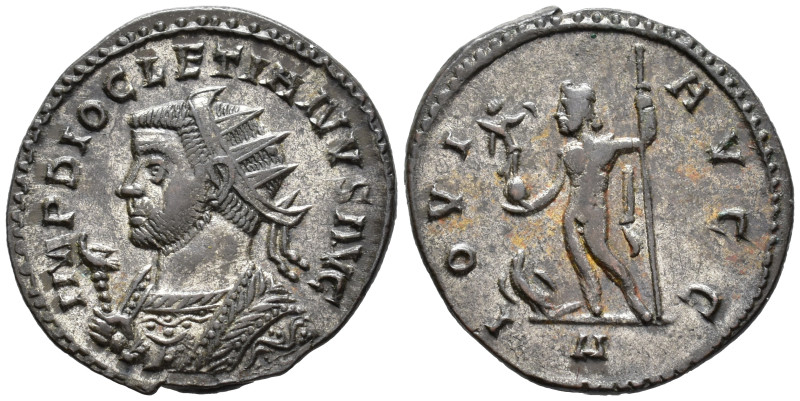 Diocletian (AD 284–305). Antoninianus (AE, 23 mm, 3.48 g) AD 290–291, Lugdunum m...