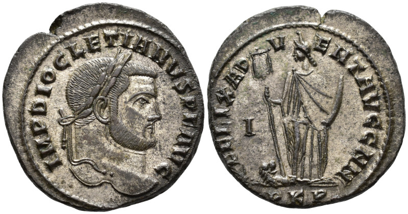 Diocletian (AD 284–305). Follis (AE, 28 mm, 10,32 g) c. AD 297–298, Carthage min...
