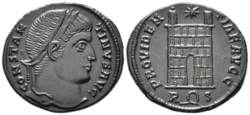 Constantine I (AD 307/310–337). Follis (AE, 19 mm, 2.82 g) AD 326, Rome mint.
...