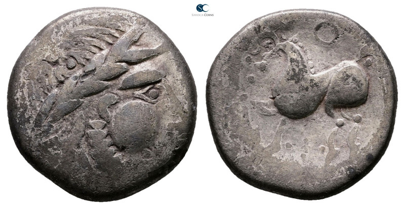 Danube Region. Imitating Philip III of Macedon 200-100 BC. 
Tetradrachm AR

2...