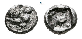 Ionia. Miletos circa 525-475 BC. 
Tetartemorion AR

6 mm, 0,24 g



Nearly Very Fine