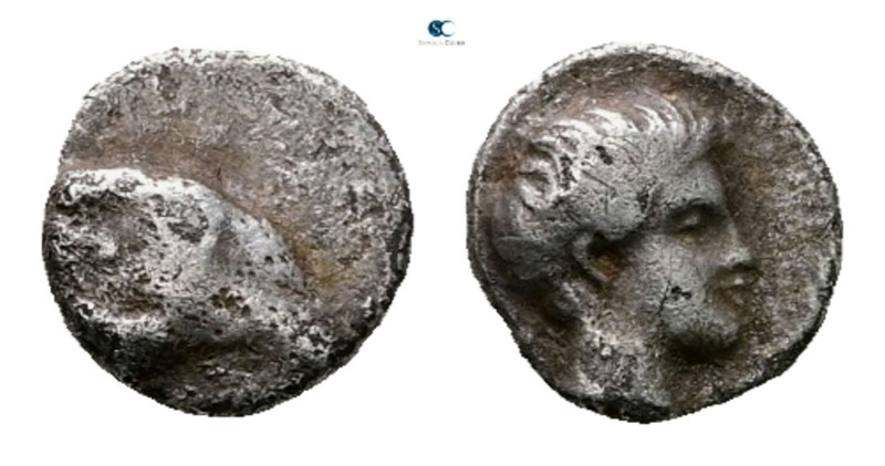 Caria. Halikarnassos circa 395-377 BC. 
Hemiobol AR

7 mm, 0,43 g



Near...