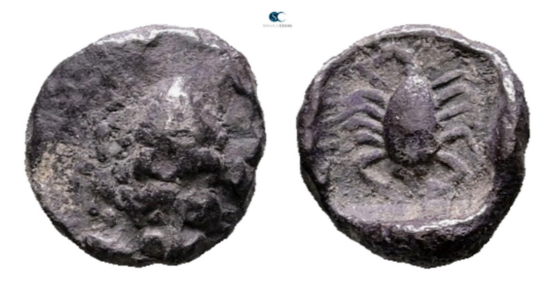 Caria. Mylasa circa 450-400 BC. 
Hemiobol AR

8 mm, 0,58 g



Nearly Very...