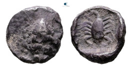 Caria. Mylasa circa 450-400 BC. 
Hemiobol AR

8 mm, 0,58 g



Nearly Very Fine