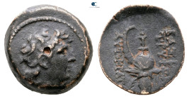 Seleukid Kingdom. Tryphon 142-138 BC. 
Bronze Æ

18 mm, 5,65 g



Nearly Very Fine
