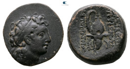 Seleukid Kingdom. Antioch. Tryphon 142-138 BC. 
Bronze Æ

18 mm, 6,38 g



Very Fine