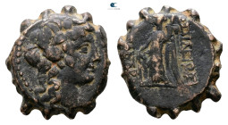 Seleukid Kingdom. Apameia on the Axios. Alexander II Zabinas 128-122 BC. 
Serrate Æ

19 mm, 5,17 g



Nearly Very Fine