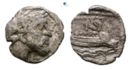 Phoenicia. Arados. Uncertain king 400-384 BC. 
1/16 Shekel AR

10 mm, 0,63 g



Nearly Very Fine