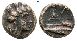 Phoenicia. Arados circa 242-167 BC. 
Bronze Æ

15 mm, 4,24 g



Nearly Very Fine