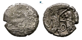 Phoenicia. Sidon. Time of Baalshallim II 401-366 BC. 
1/16 Shekel AR

10 mm, 0,84 g



Nearly Very Fine