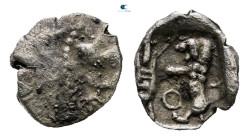 Phoenicia. Sidon. Time of Baalshallim II 401-366 BC. 
1/16 Shekel AR

10 mm, 0,54 g



Nearly Very Fine
