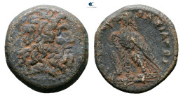 Ptolemaic Kingdom of Egypt. Tyre. Ptolemy III Euergetes 246-221 BC. 
Dichalkon Æ

16 mm, 2,59 g



Nearly Very Fine