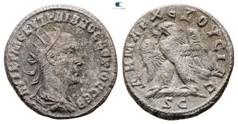 Seleucis and Pieria. Antioch. Trajan Decius AD 249-251. 
Billon-Tetradrachm

...