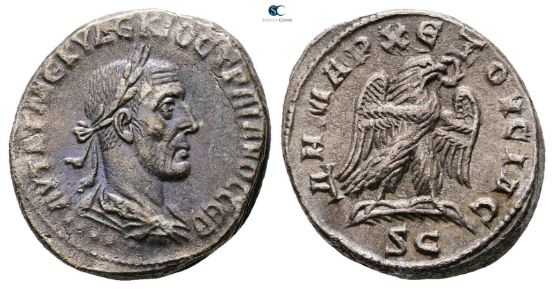 Seleucis and Pieria. Antioch. Trajan Decius AD 249-251. 
Billon-Tetradrachm

...