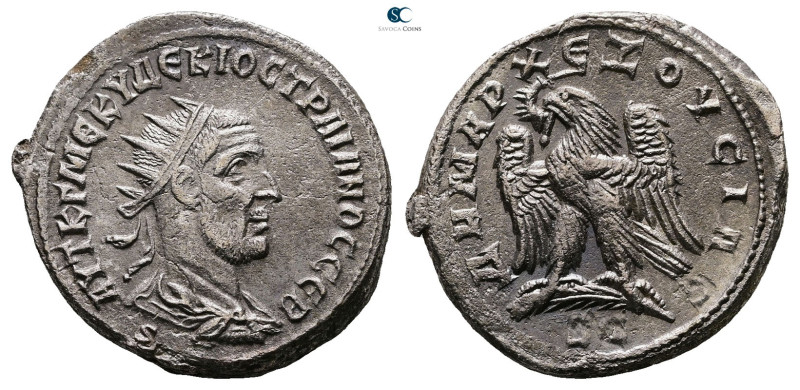 Seleucis and Pieria. Antioch. Trajan Decius AD 249-251. 
Billon-Tetradrachm

...