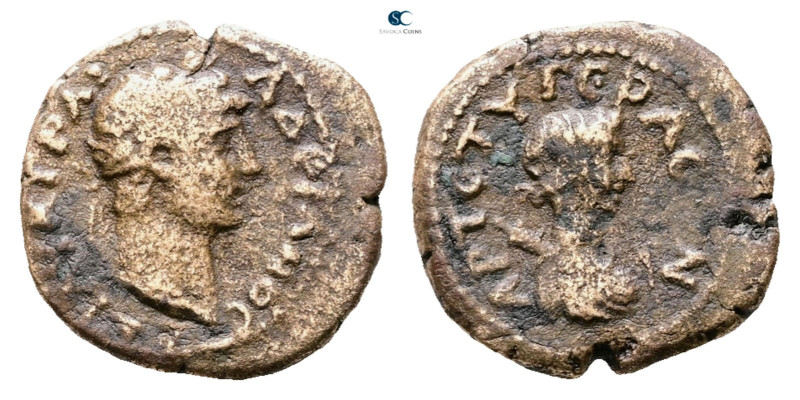 Decapolis. Gerasa. Hadrian AD 117-138. 
Bronze Æ

15 mm, 2,68 g



Very F...