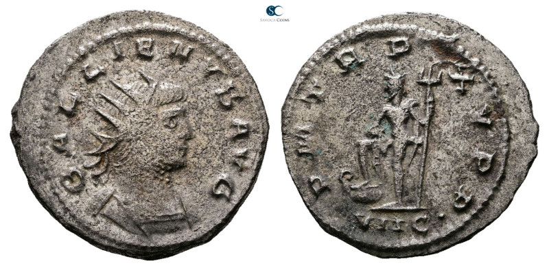 Gallienus AD 253-268. Antioch
Antoninianus Æ silvered

22 mm, 3,58 g



V...