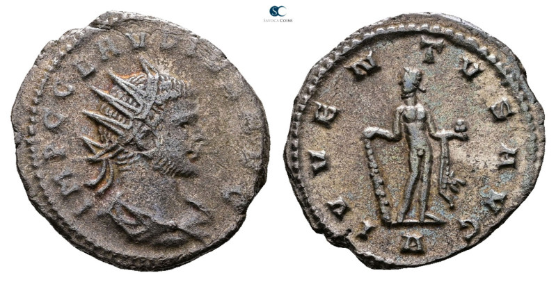 Claudius II (Gothicus) AD 268-270. Antioch
Billon Antoninianus

21 mm, 3,35 g...