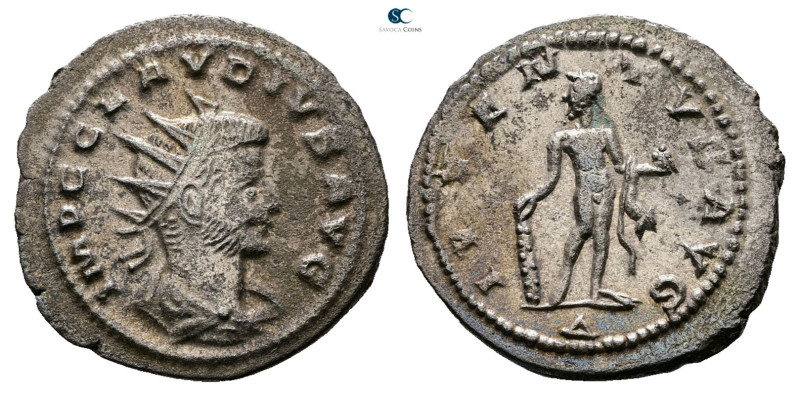 Claudius II (Gothicus) AD 268-270. Antioch
Antoninianus Æ silvered

22 mm, 3,...