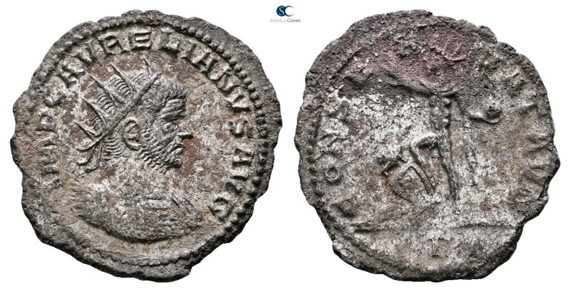 Aurelian AD 270-275. Siscia
Billon Antoninianus

24 mm, 3,71 g



Nearly ...