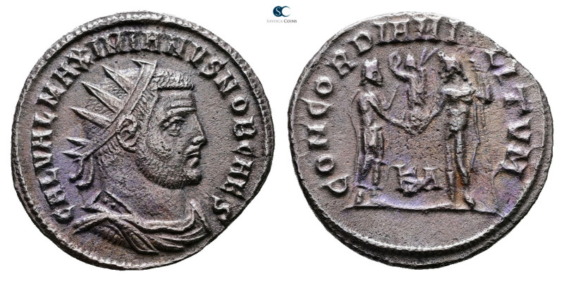 Galerius Maximianus, as Caesar AD 293-305. Cyzicus
Radiatus Æ silvered

21 mm...