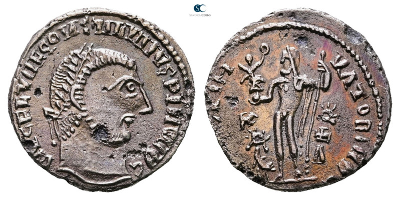 Constantinus I the Great AD 306-336.
Contemporary barbaric imitation

Nummus ...