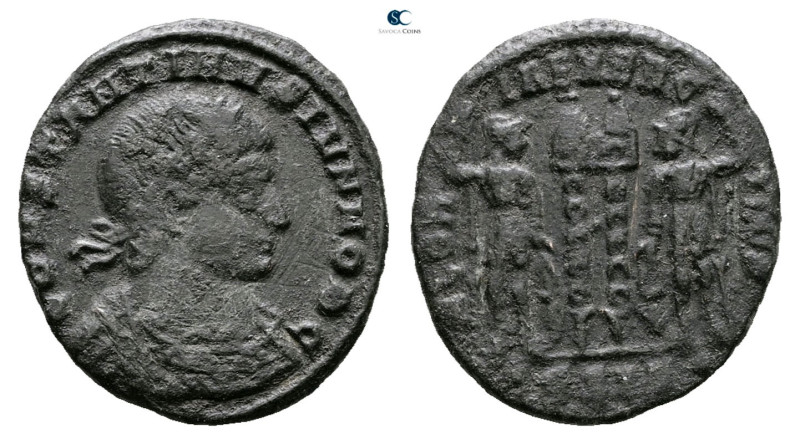 Constantine II, as Caesar AD 317-337. Siscia
Follis Æ

18 mm, 2,35 g



N...