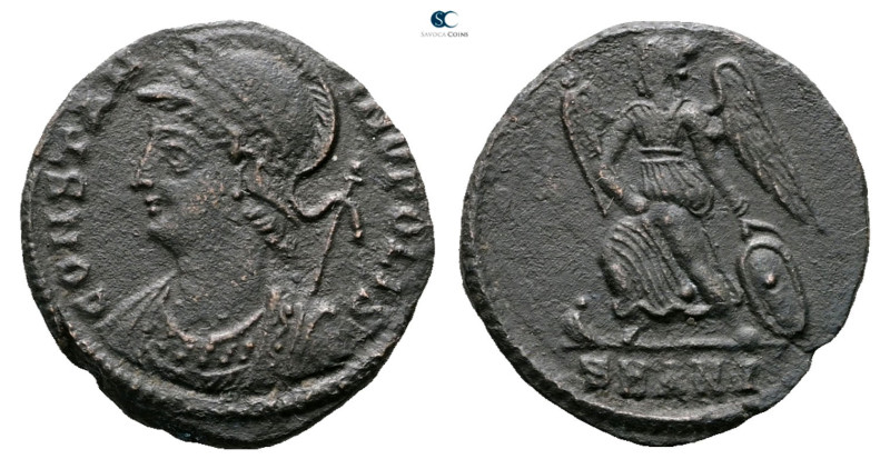 City Commemoratives AD 330-354. Antioch
Follis Æ

17 mm, 2,29 g



Very F...