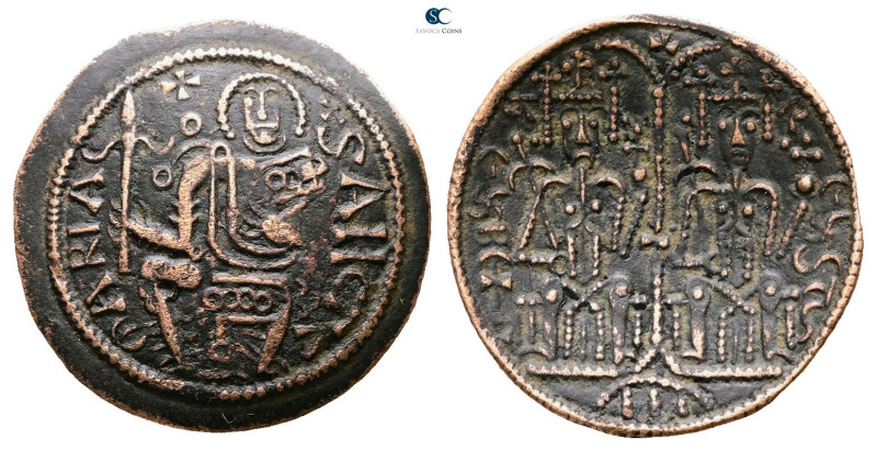 Hungary. Buda. Bela III AD 1172-1196. 
Scyphate AE26 mm

26 mm, 3,23 g


...