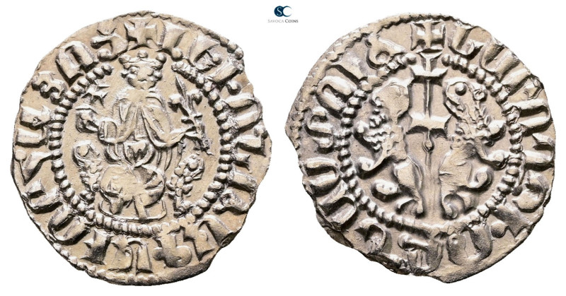 Cilician Armenia. Sis. Levon I AD 1198-1219. 
Tram AR

22 mm, 2,60 g



N...