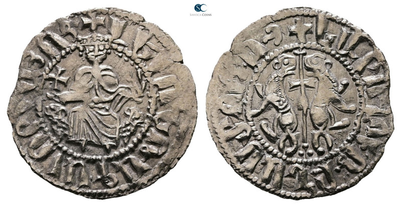 Cilician Armenia. Sis. Levon I AD 1198-1219. 
Tram AR

23 mm, 2,59 g



N...