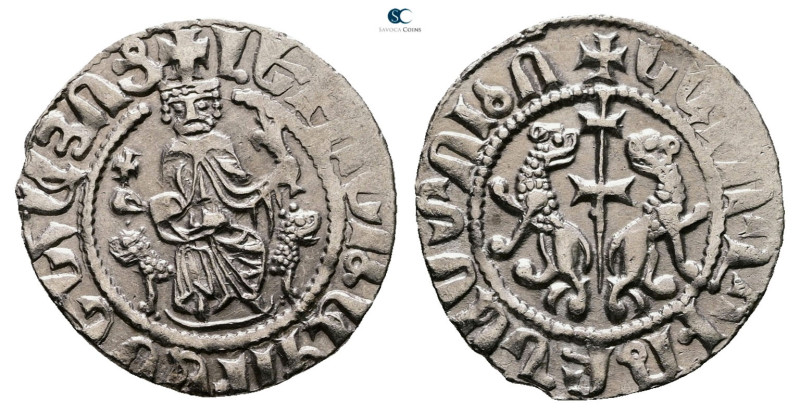 Cilician Armenia. Sis. Levon I AD 1198-1219. 
Tram AR

21 mm, 2,95 g



N...