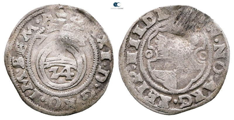 Germany. Hildesheim AD 1574. 
1/24 Taler 1574

 mm, 1,76 g



as pictured