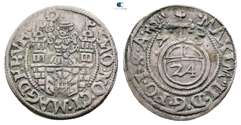 Germany. Magdeburg AD 1575. 
1/24 Taler 1575

 mm, 1,96 g



Very Fine