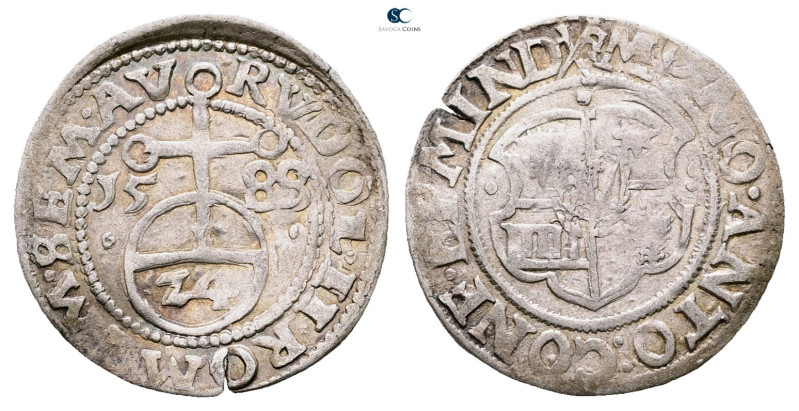 Germany. Minden AD 1588. 
1/24 Taler 1588

 mm, 1,89 g



Very Fine