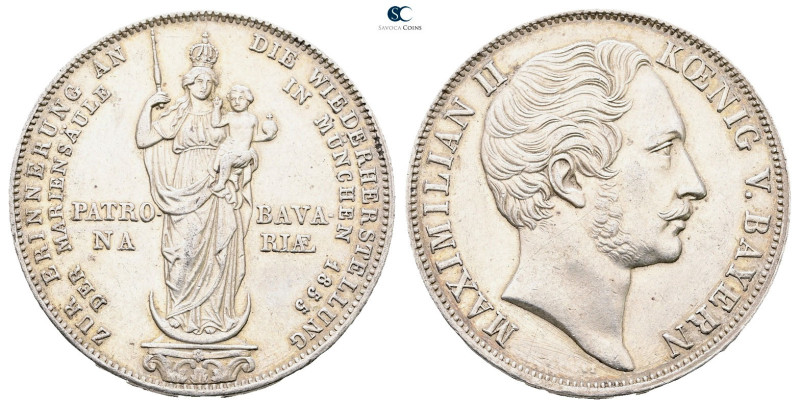 Germany. Bayern AD 1855. Mariensäule
2 Gulden 1855

 mm, 21,20 g



very ...