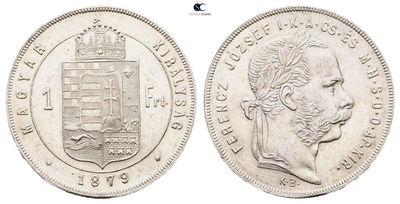 Hungary. AD 1879. 
1 forint 1879

 mm, 12,32 g



Nearly Uncirculated