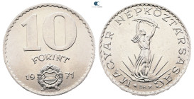 Hungary. AD 1971. 
10 Forint 1971

 mm, 8,90 g



Uncirculated